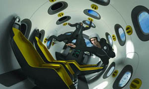 Inside the Astrium spacejet